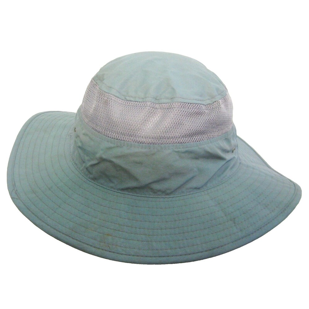 SAFARI Blue Boonie Hat (Adult Wide Brim Breathable) 100% Polyester Travel
